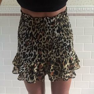 Cheetah skirt
